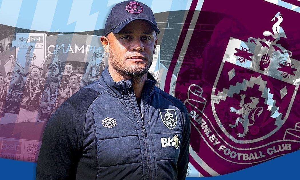 Hình ảnh các cầu thủ Burnley thực hiện pressing tầm cao dưới sự chỉ đạo của HLV Vincent Kompany