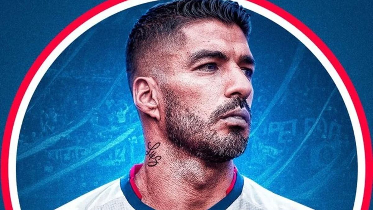 Luis Suárez ăn mừng bàn thắng mở tỷ số cho Atlético Madrid trong trận đấu quan trọng gặp Real Madrid mùa giải La Liga 2020-2021.