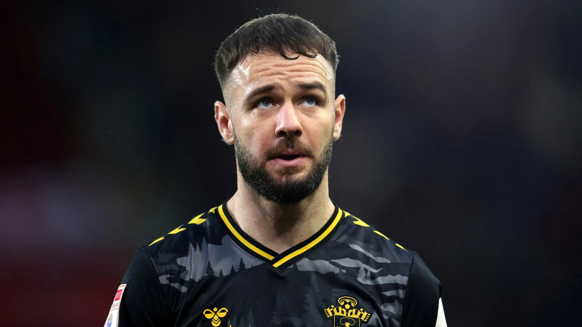 Adam Armstrong thi đấu cho Southampton mùa giải thăng hạng Premier League