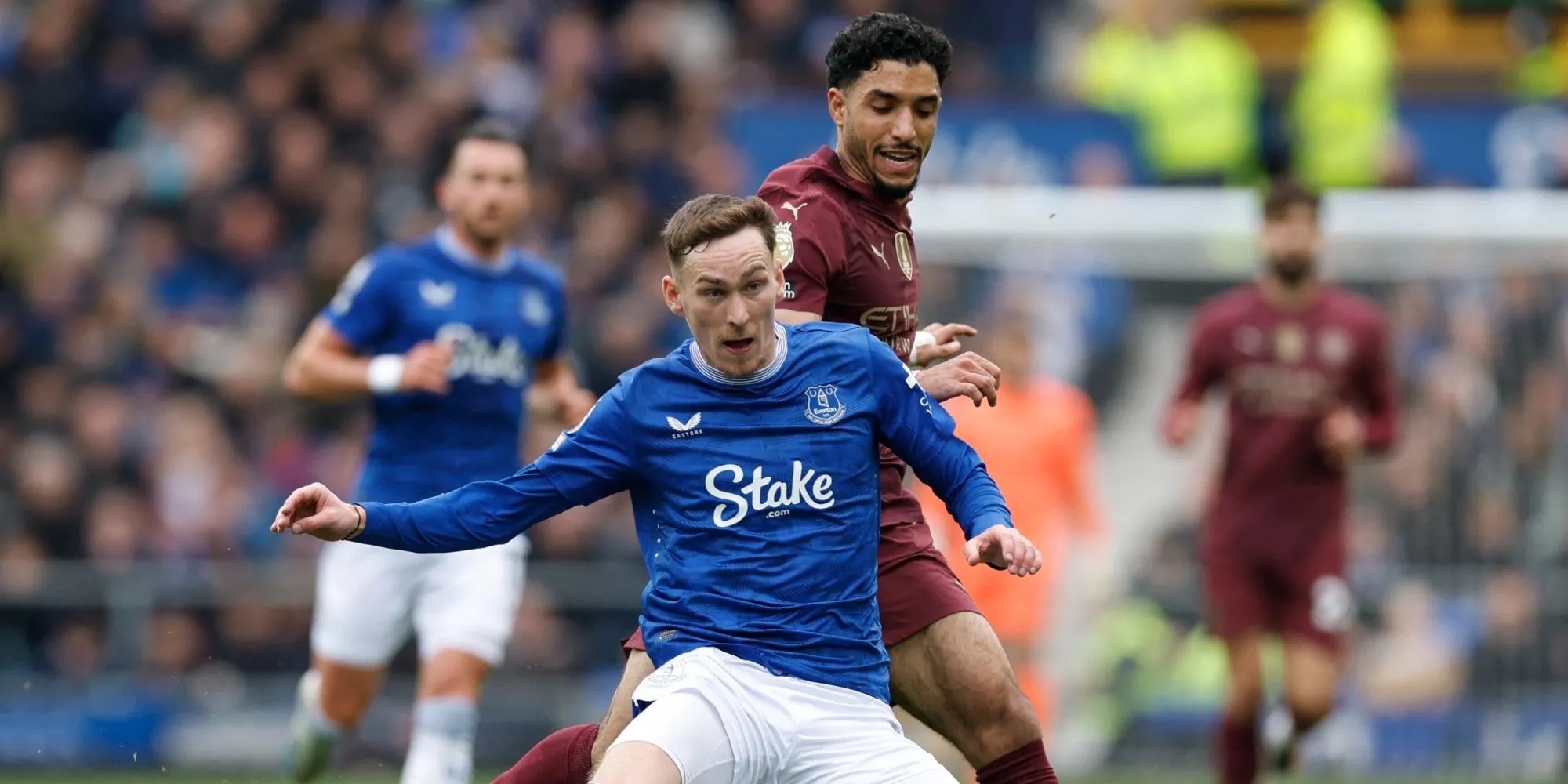 Cầu thủ Everton trong trận đấu tại Ngoại hạng Anh