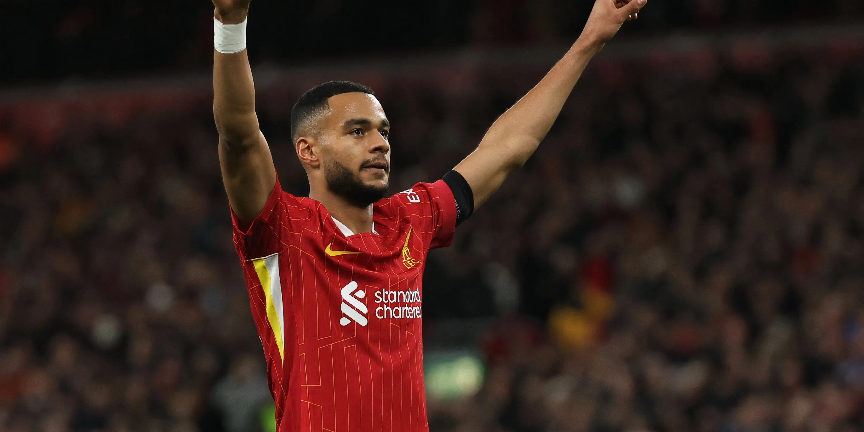 Cody Gakpo ăn mừng bàn thắng cho Liverpool