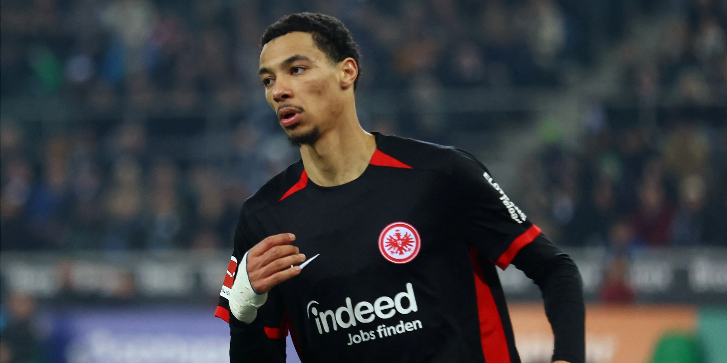 Hugo Ekitike tiền đạo của Frankfurt mục tiêu chuyển nhượng của Man City