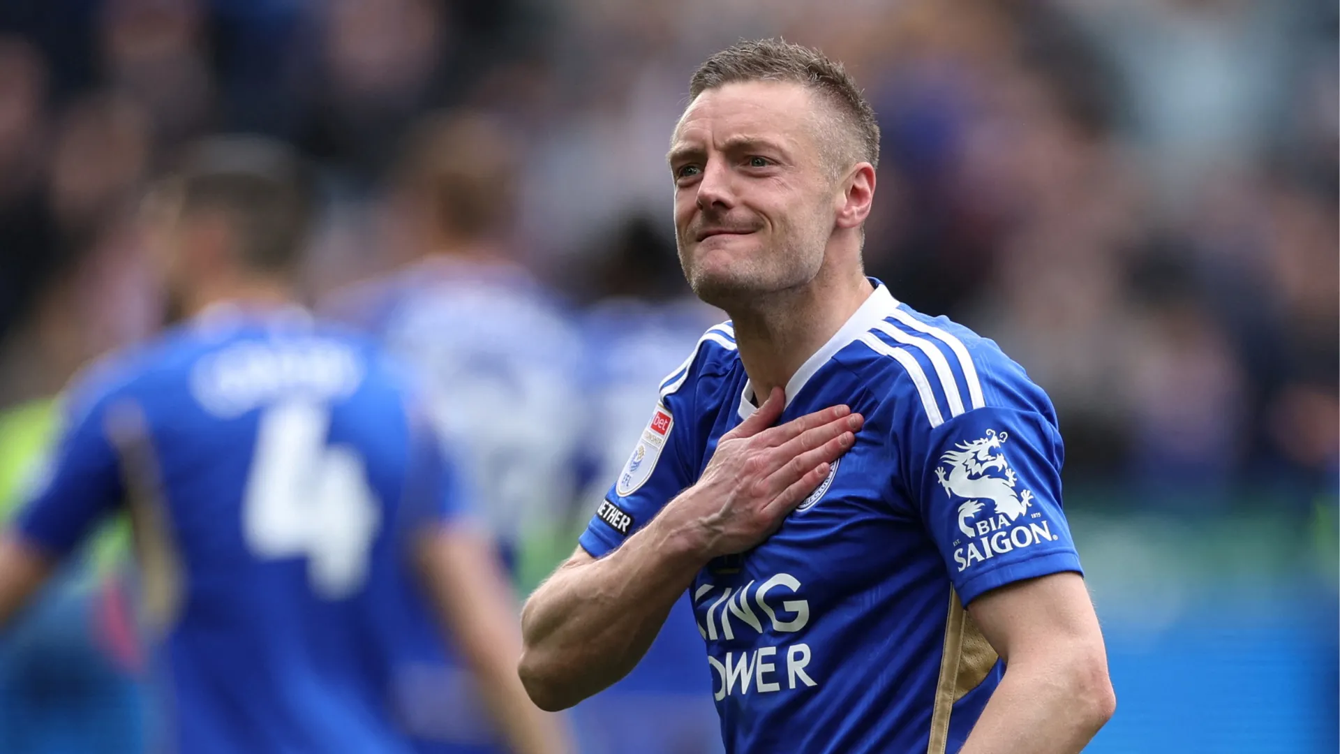 Jamie Vardy trong màu áo Leicester City mùa giải 2024-2025