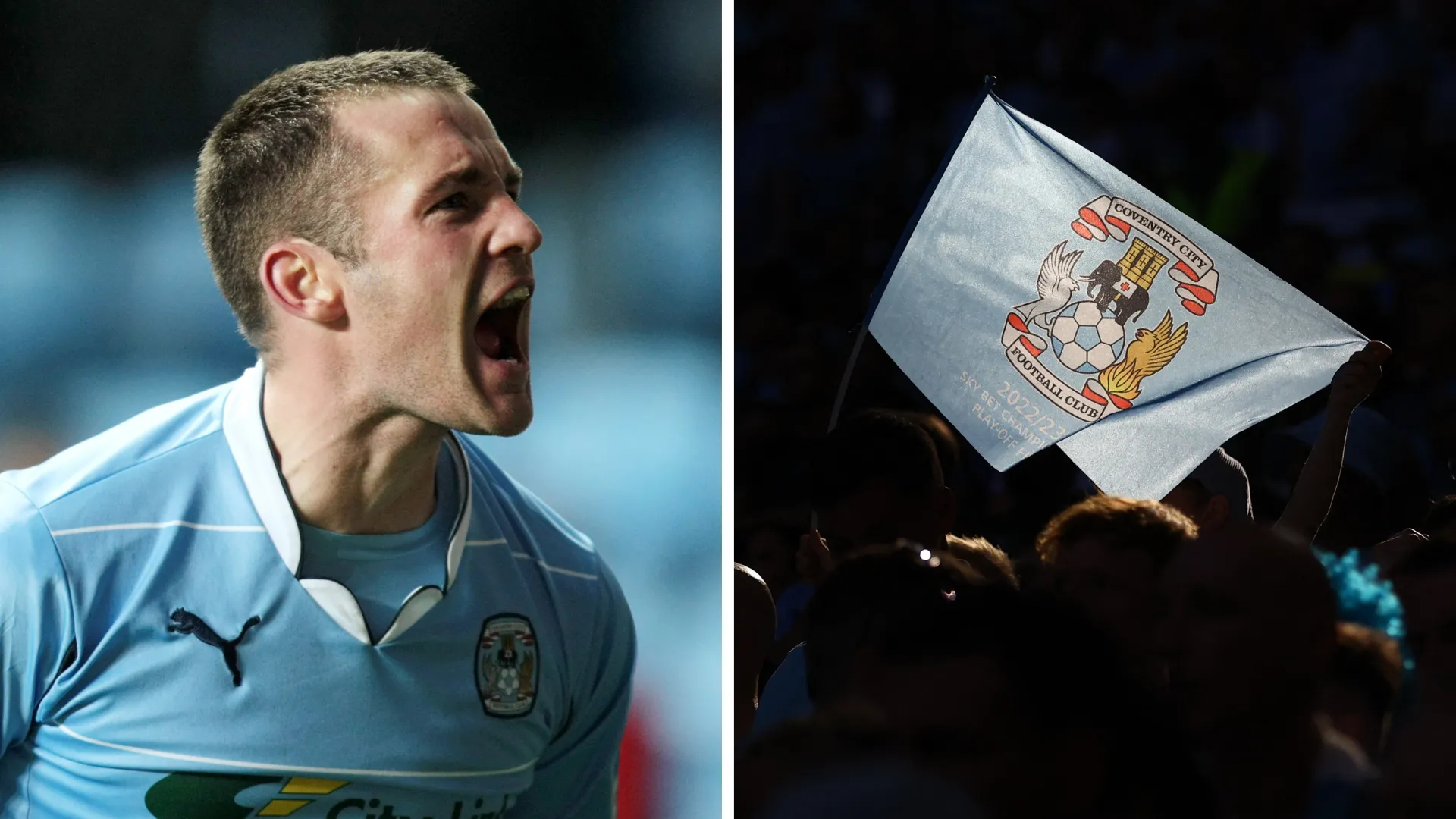 Michael Doyle, cựu đội trưởng Coventry City, trong màu áo CLB