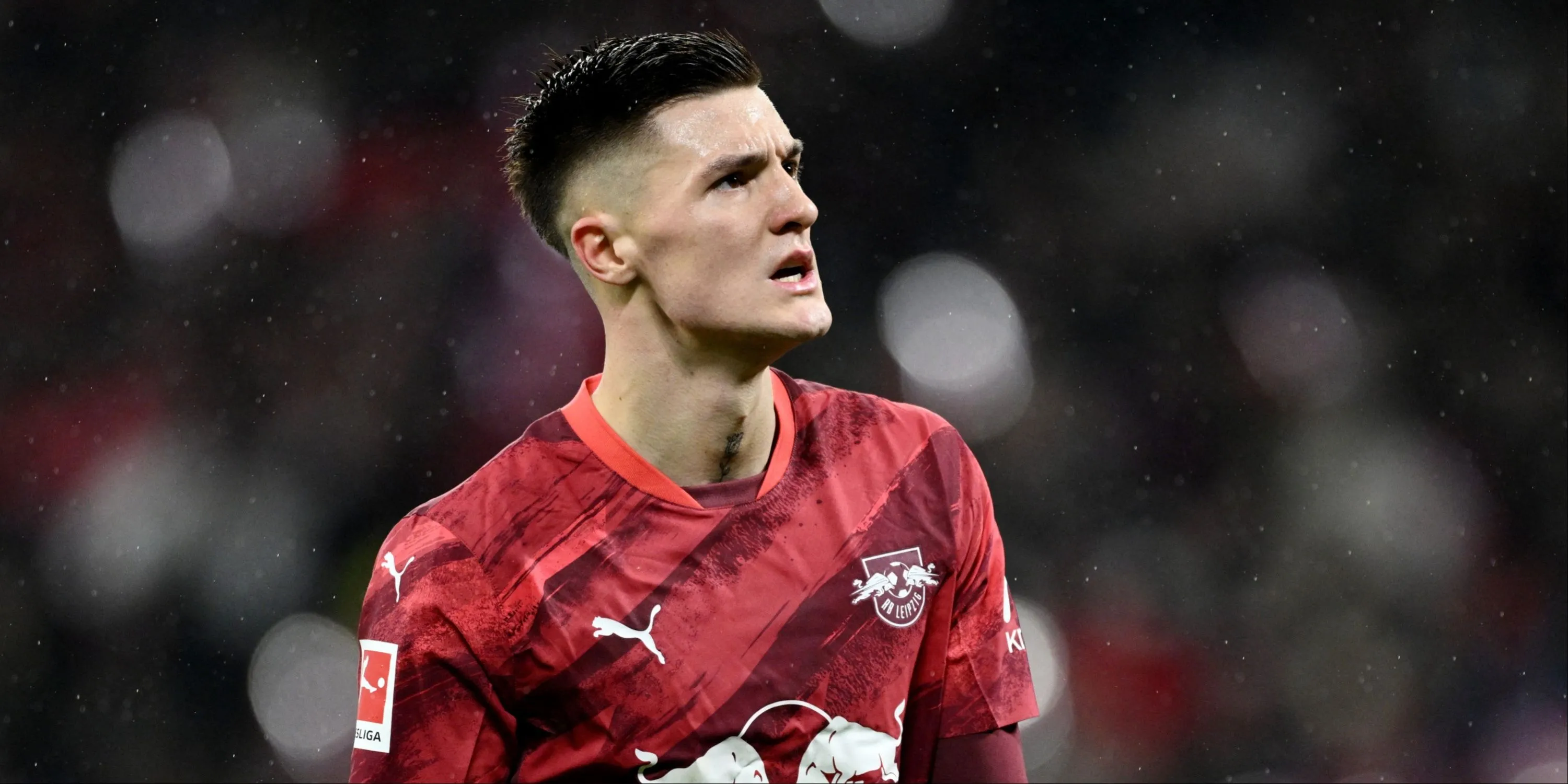 Tiền đạo Benjamin Sesko trong màu áo RB Leipzig tại Bundesliga