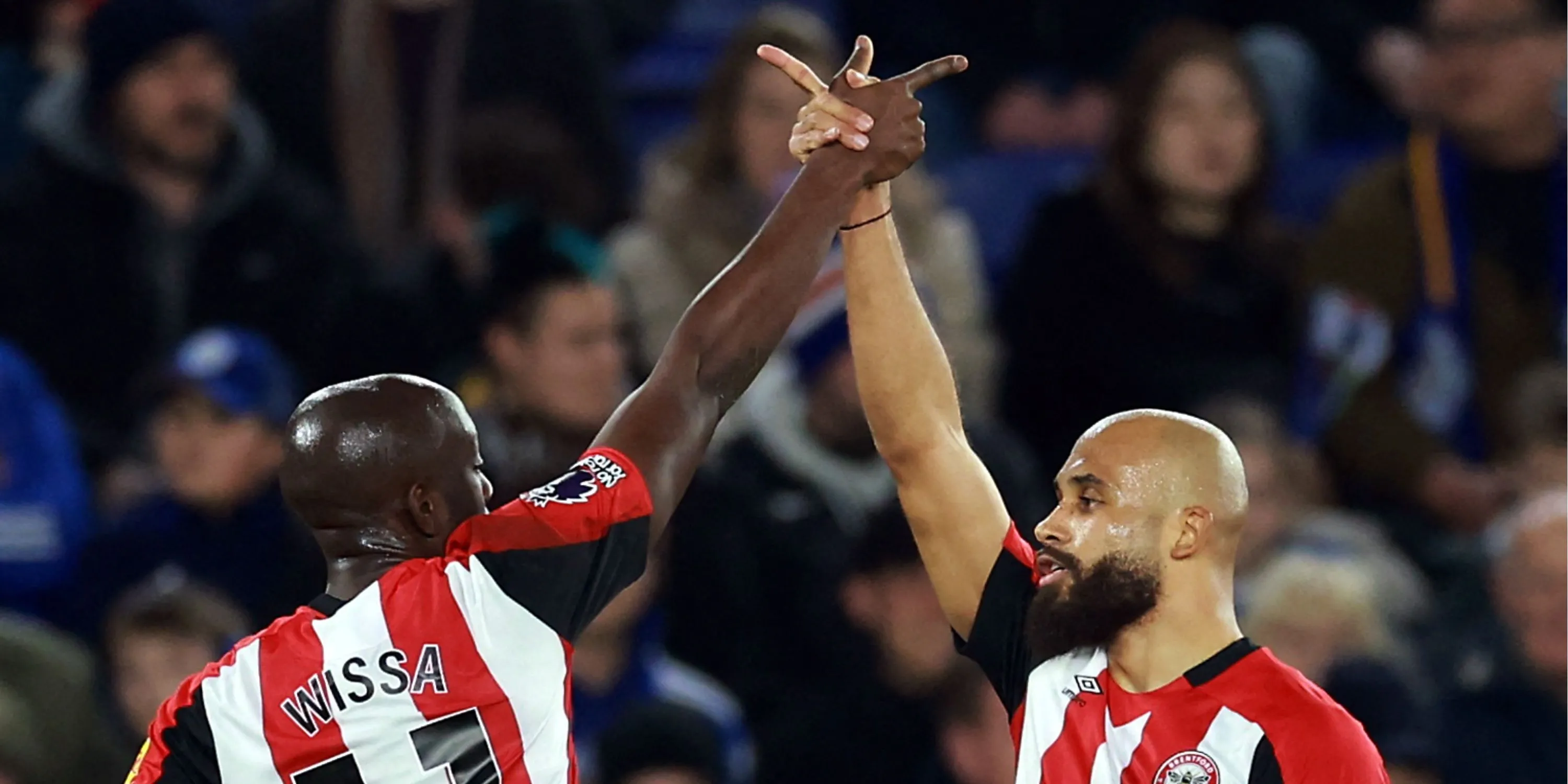 Bộ đôi tiền đạo Bryan Mbeumo và Yoane Wissa của câu lạc bộ Brentford