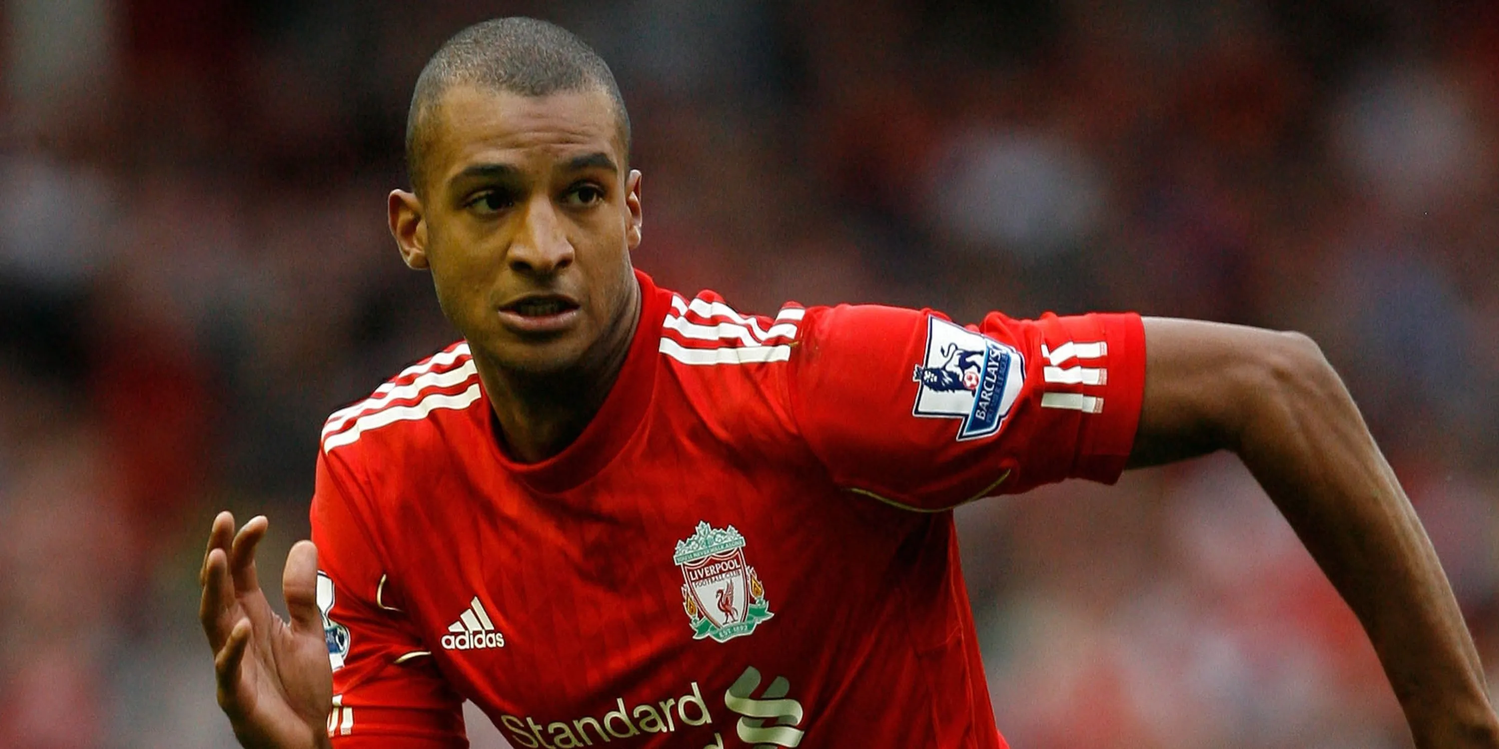 David Ngog, tiền đạo Liverpool với những màn trình diễn mờ nhạt, dù có tiềm năng