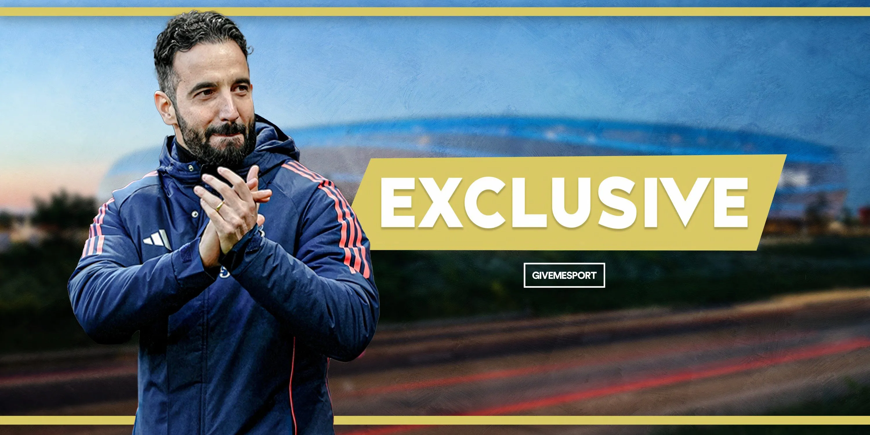 Huấn luyện viên trưởng Ruben Amorim của Manchester United trong buổi tập