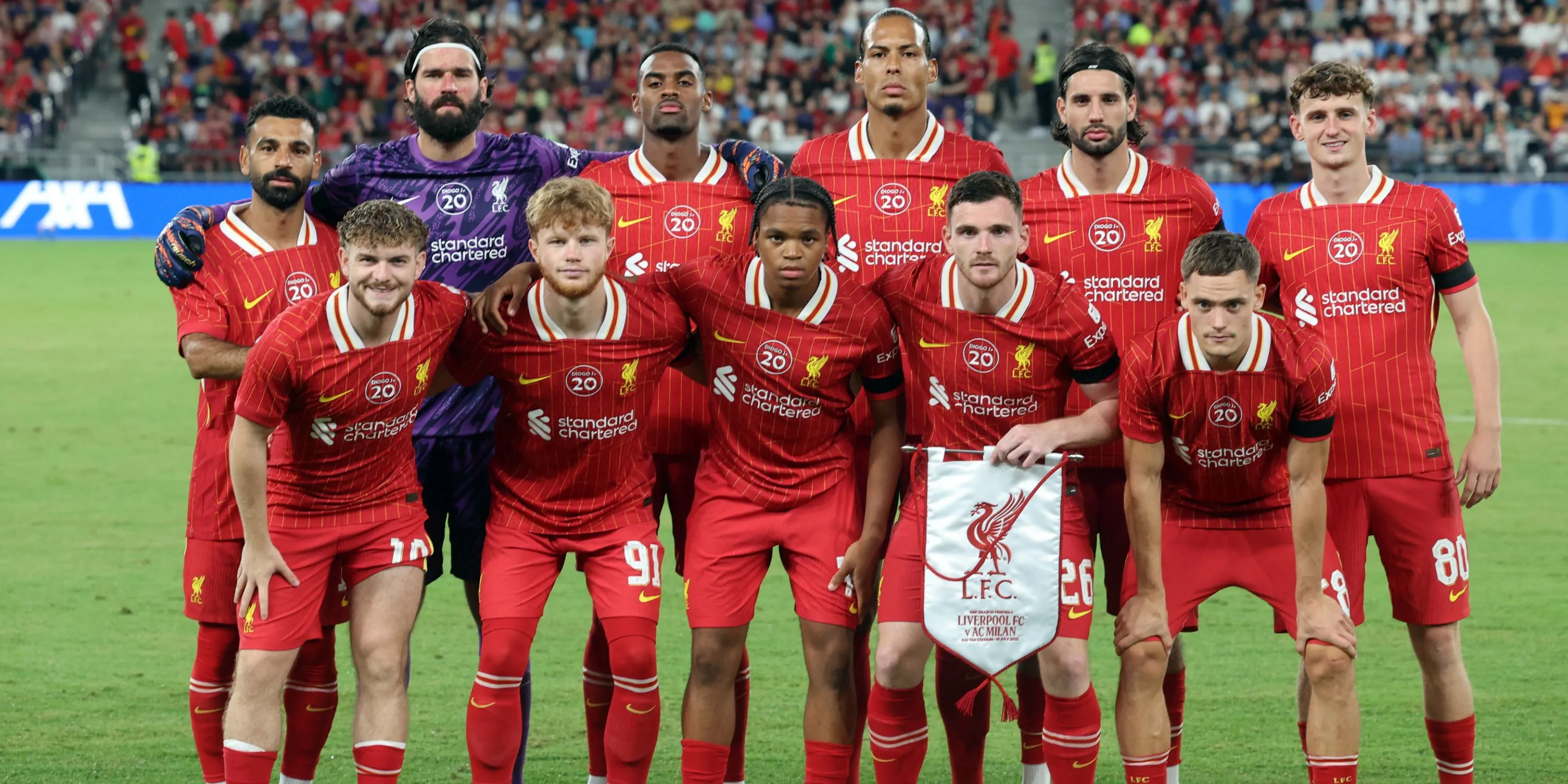 Rio Ngumoha, cầu thủ trẻ ấn tượng của Liverpool trong trận gặp AC Milan với khả năng đi bóng nổi bật