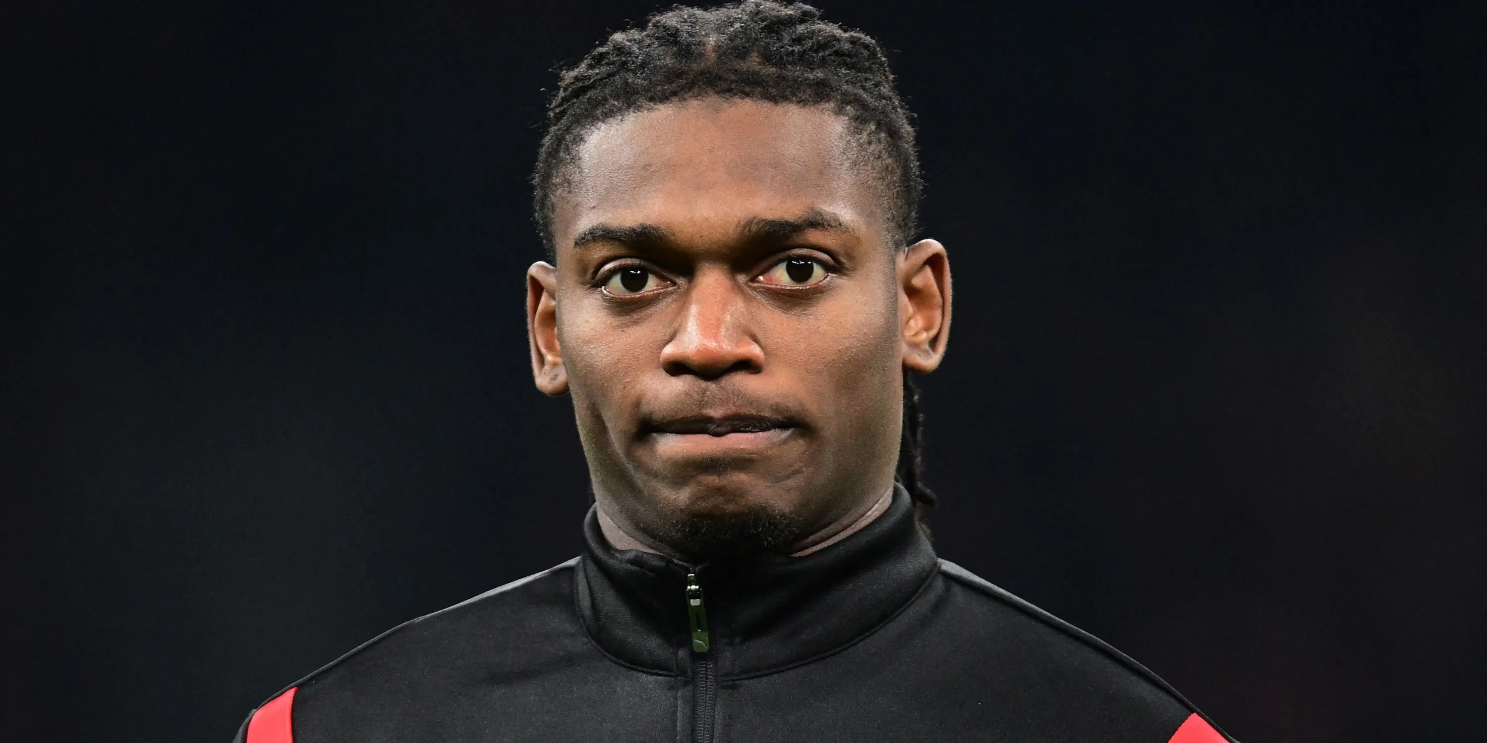Rafael Leao trước trận đấu trong màu áo AC Milan