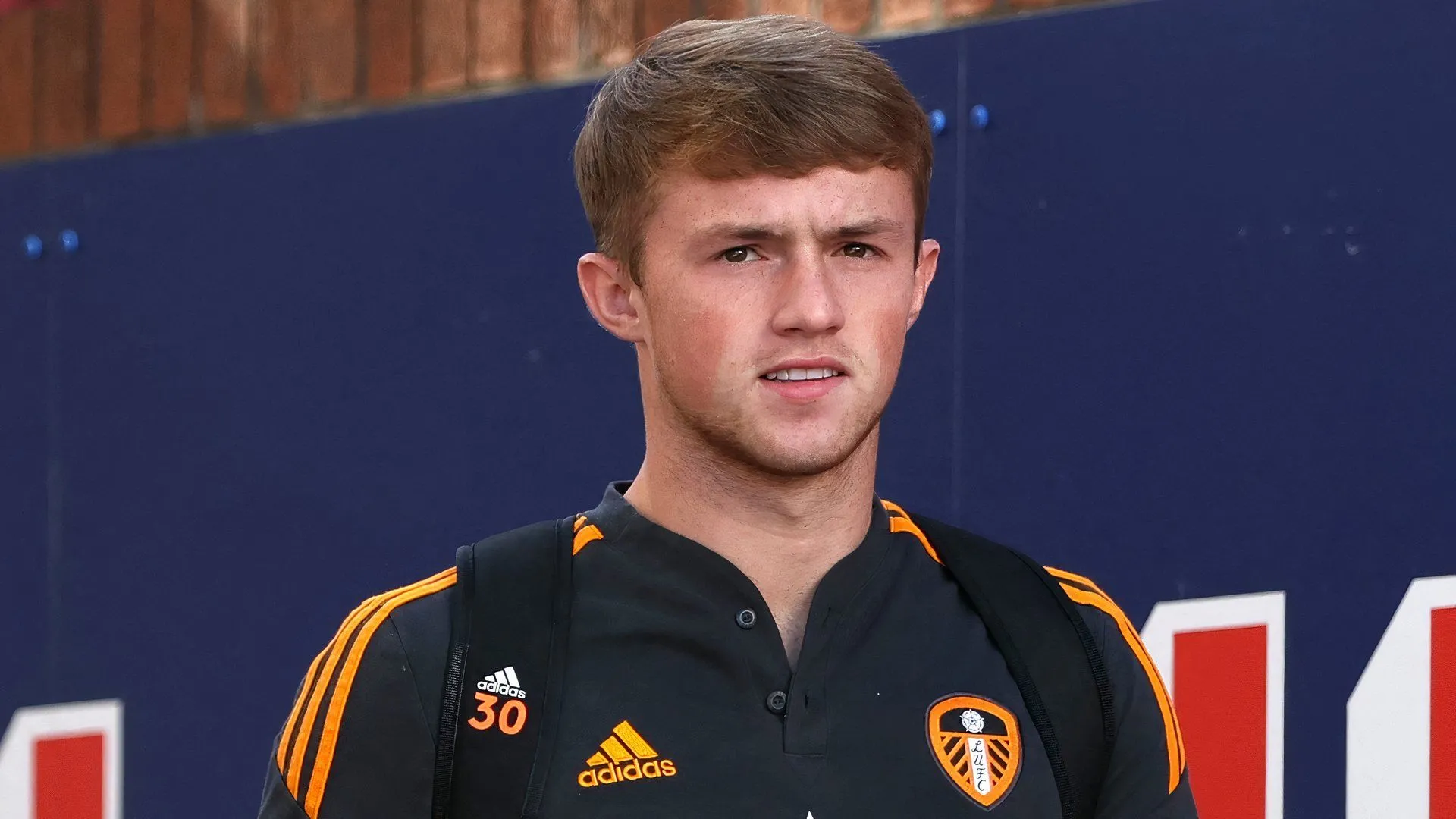 Joe Gelhardt trong màu áo Leeds United trước khi được cho mượn